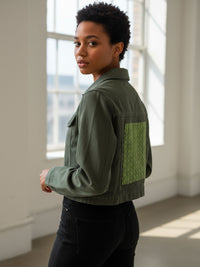 Denim Jacket - Khaki