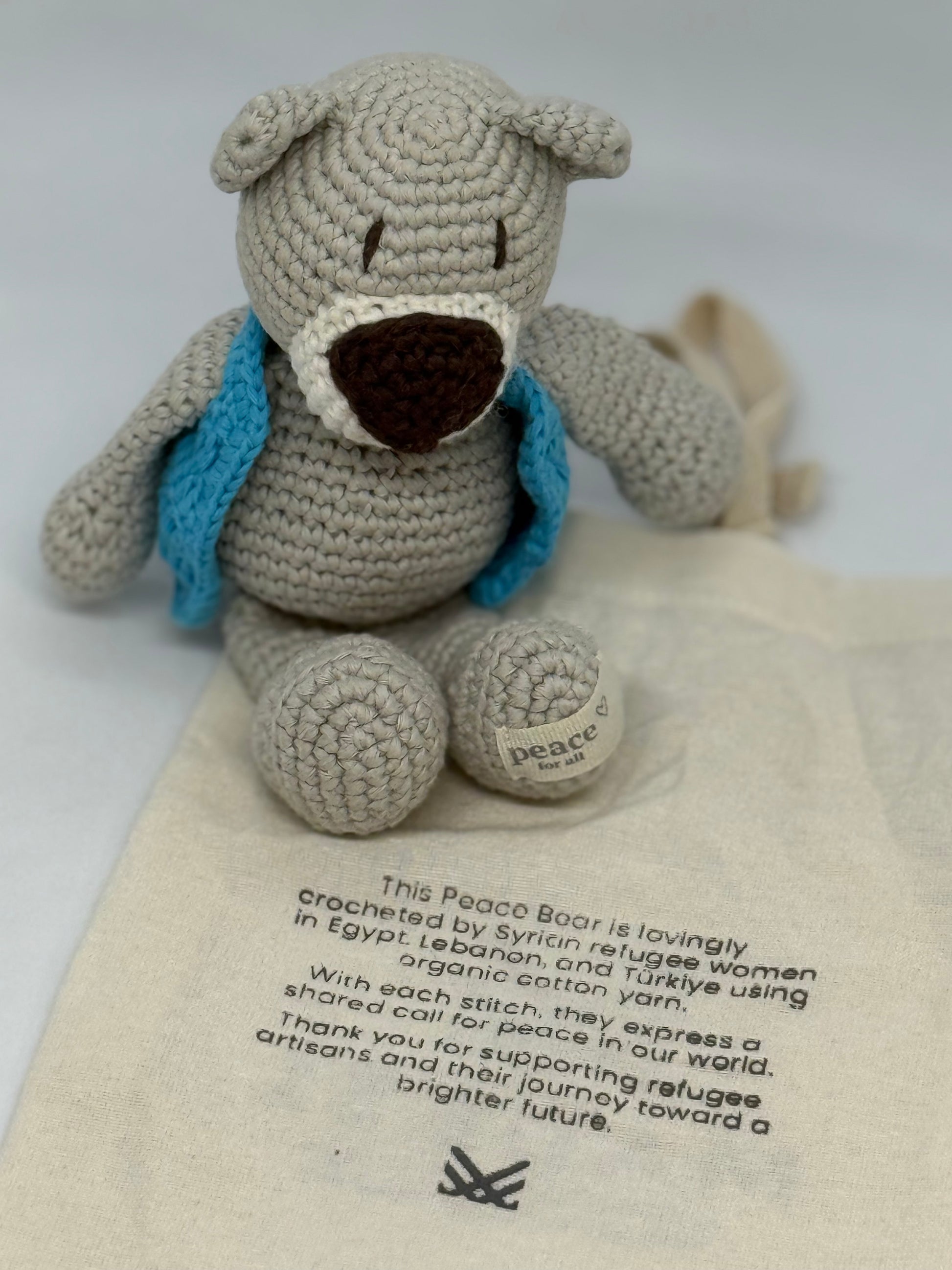 PEACE BEAR CHARM