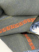 KHAKI LINEN SHAWL ROSE