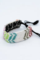 Keffiyeh Embroidered Bracelet - Set of 2