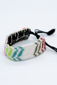 Keffiyeh Embroidered Bracelet - Set of 2