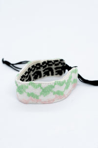 Keffiyeh Embroidered Bracelet - Set of 2