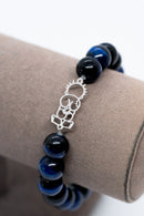 Handala Silver Bracelet - Stone