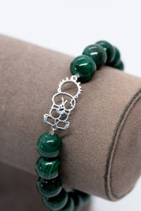 Handala Silver Bracelet - Stone