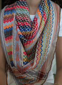PETRA MULTICOLOR KEFFIYEH