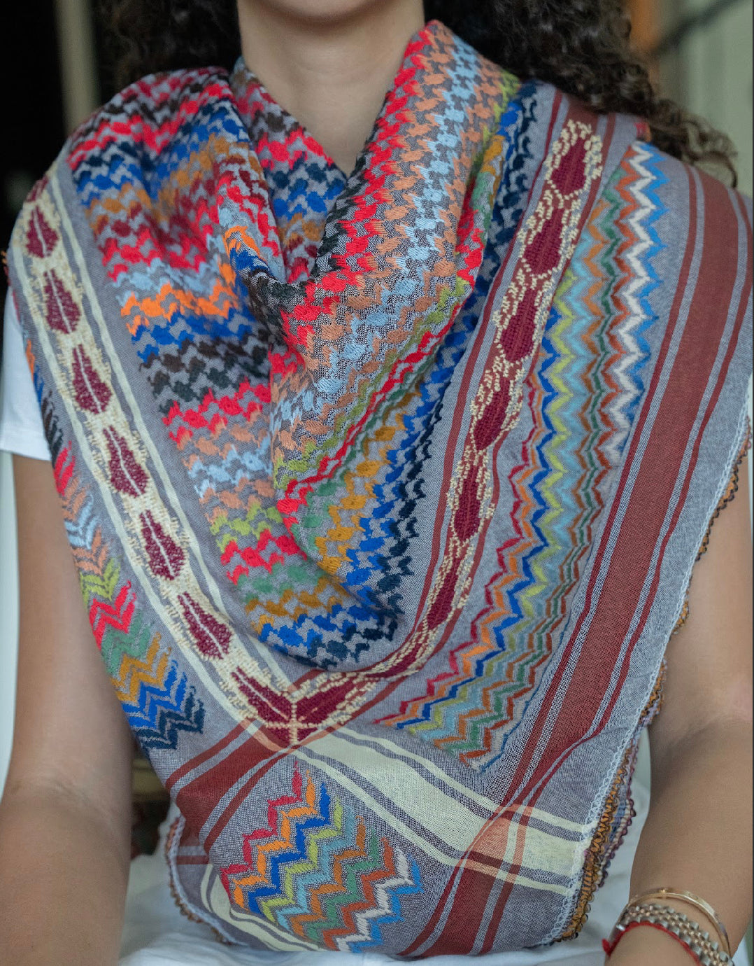 PETRA MULTICOLOR KEFFIYEH