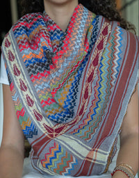 PETRA MULTICOLOR KEFFIYEH