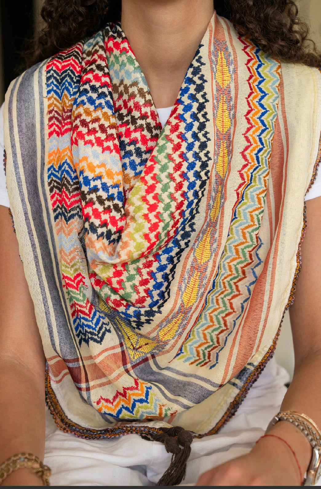 PETRA MULTICOLOR KEFFIYEH