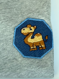 Kids Hand Embroidered Sweatshirt - Grey