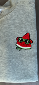 Kids Hand Embroidered Sweatshirt - Grey