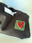 Kids Hand Embroidered Sweatshirt - Black