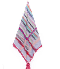 MULTICOLORED COTTON KEFFIYEH
