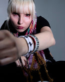 Keffiyeh Embroidered Bracelet - Set of 2