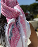 COTTON KEFFIYEH - PINK