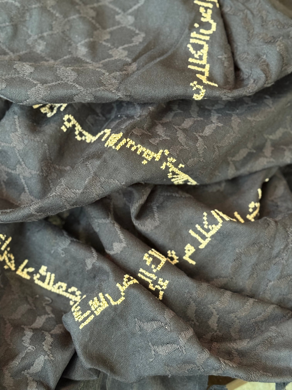 COTTON KEFFIYEH - BLACK IBN BATTUTA - SPECIAL EDITION