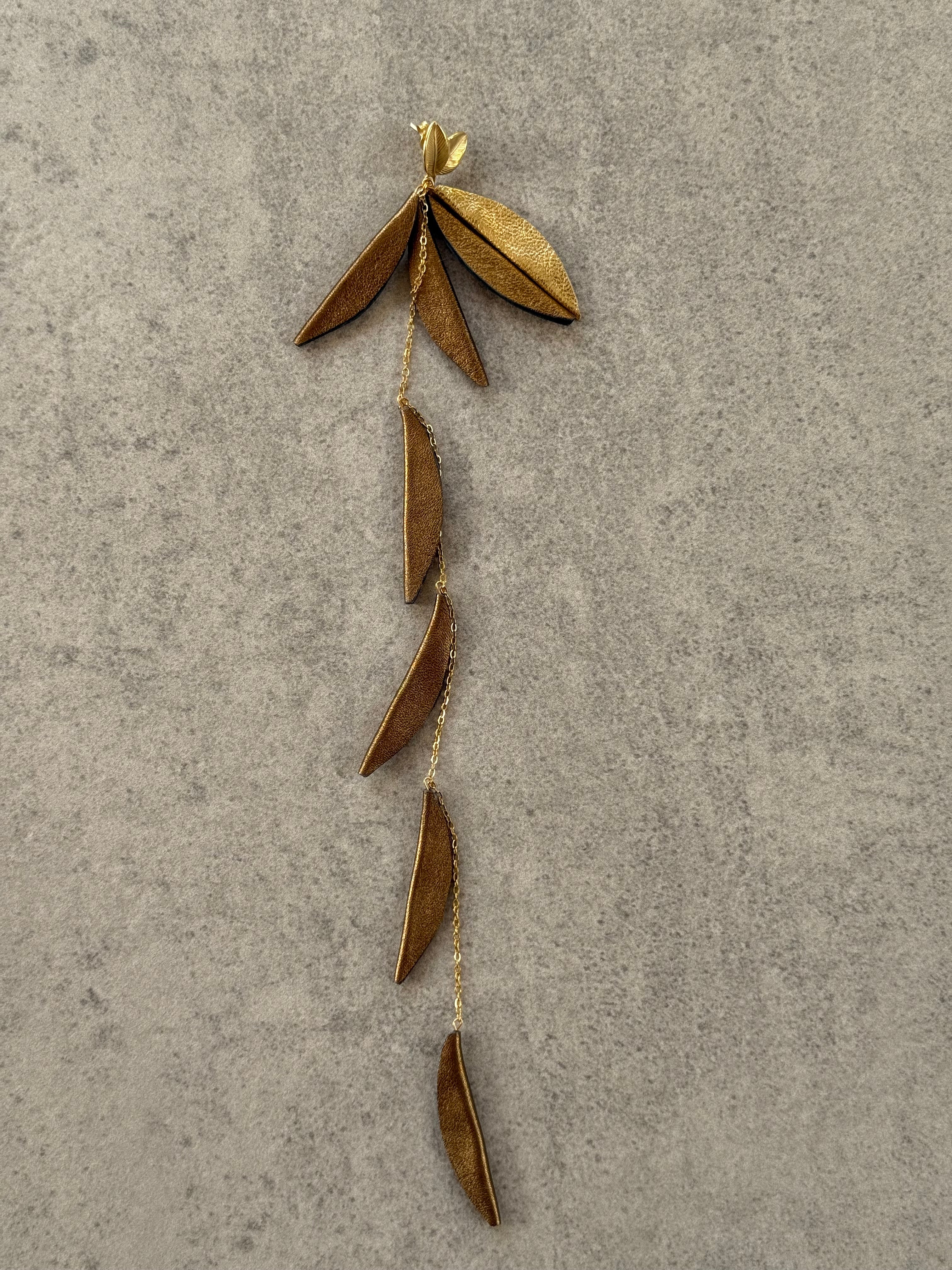 Olive Leaves Earring